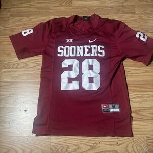 Nike Oklahoma OU Sooners Jersey Youth Size M Adrian Peterson 28